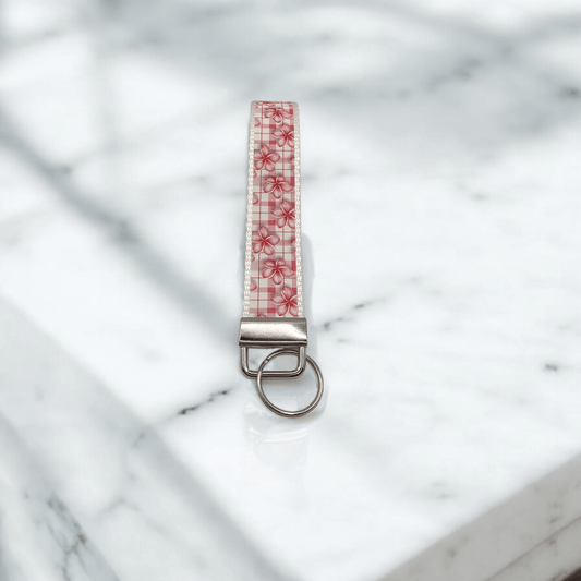Pink Plumeria Wristlet - Nesian Kulture