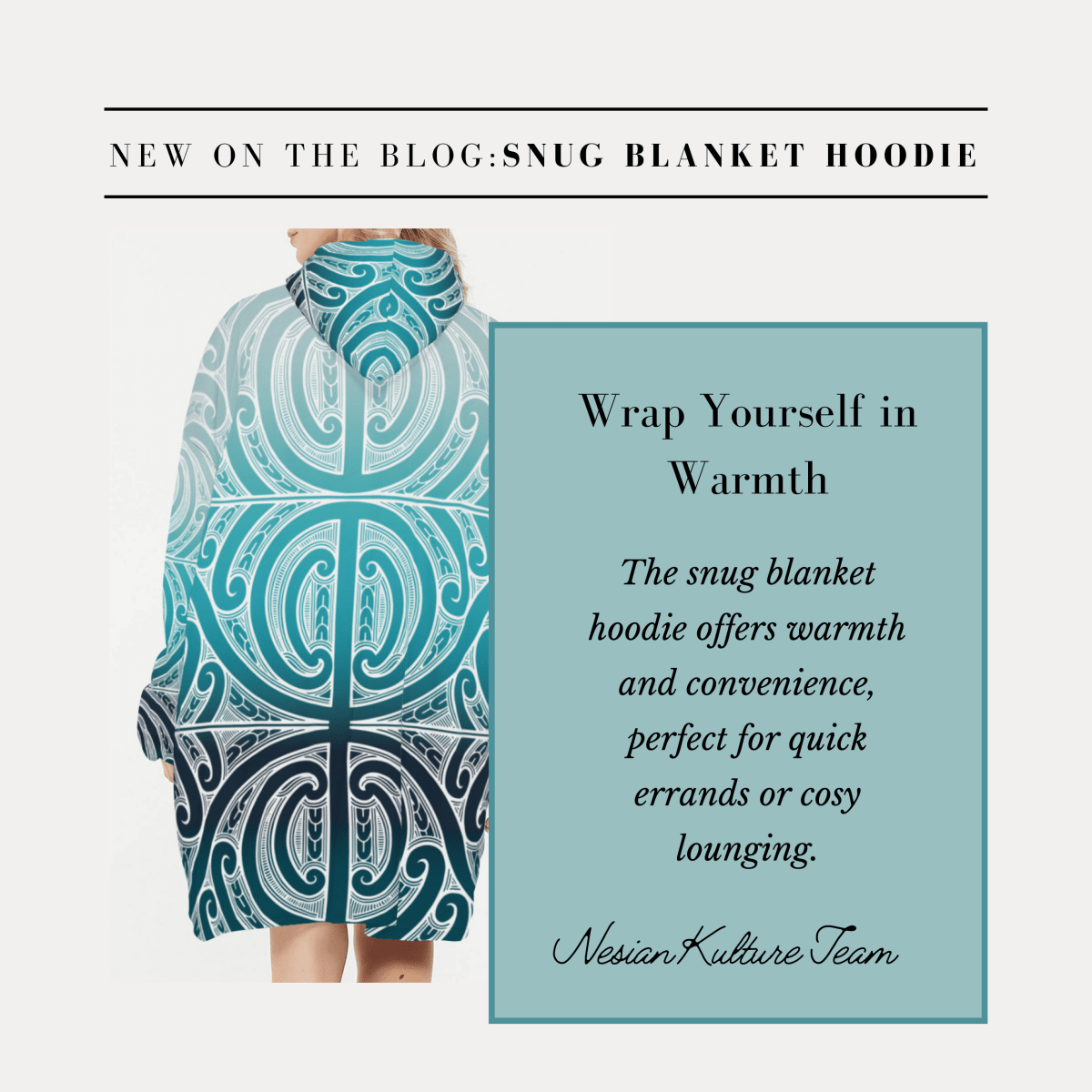 Discover the Ultimate Comfort with Our Snug Blanket Hoodie - Nesian Kulture