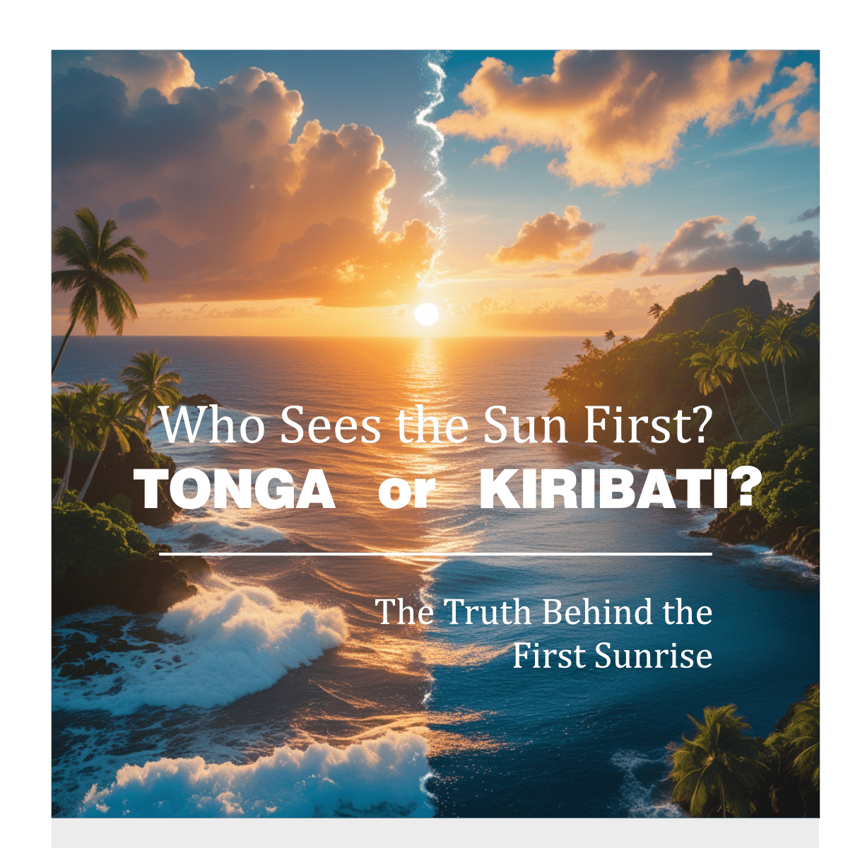 Does Tonga Really See the Sun First? - Nesian Kulture