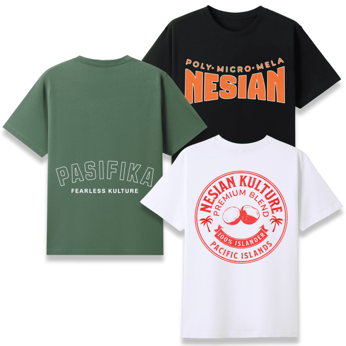 Men's T-Shirts Collection - Nesian Kulture