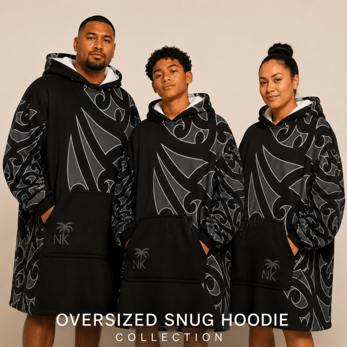 Oversized Snug Hoodie Collection - Nesian Kulture