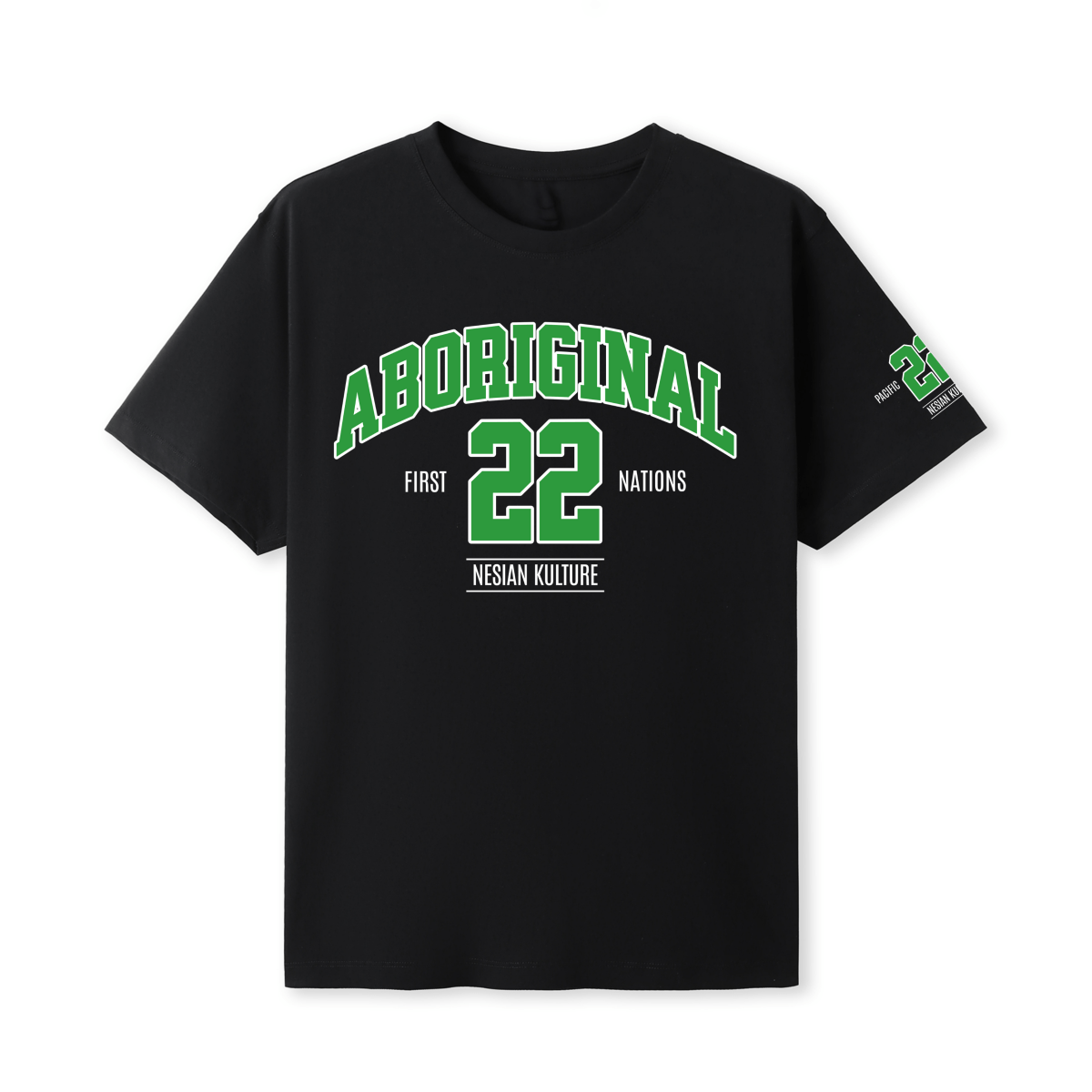 Aboriginal Black N White Tee – Limited Drop (Respect to First Nations) - Nesian Kulture