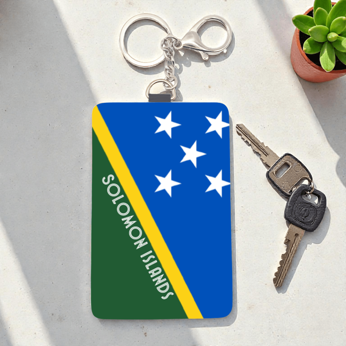 Cardholder Keychain – Melanesian Flag Edition - Nesian Kulture