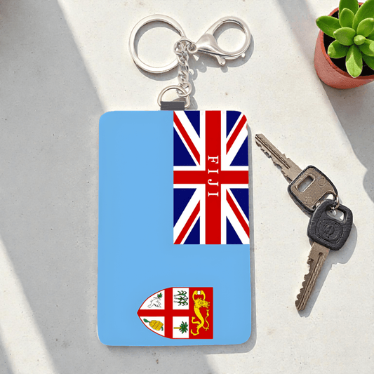 Cardholder Keychain – Melanesian Flag Edition - Nesian Kulture