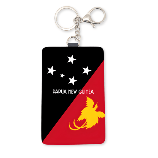 Cardholder Keychain – Melanesian Flag Edition - Nesian Kulture
