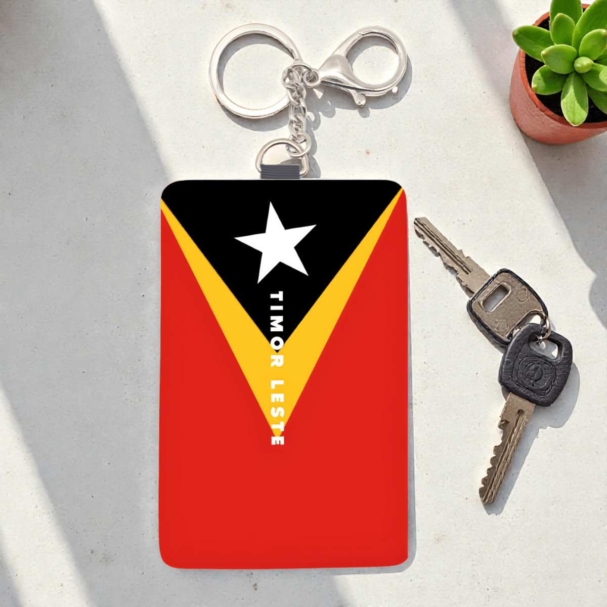 Cardholder Keychain – Melanesian Flag Edition - Nesian Kulture