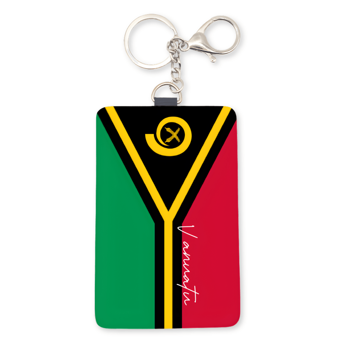 Cardholder Keychain – Melanesian Flag Edition - Nesian Kulture