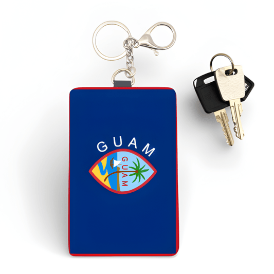 Cardholder Keychain – Micronesian Flag Edition - Nesian Kulture