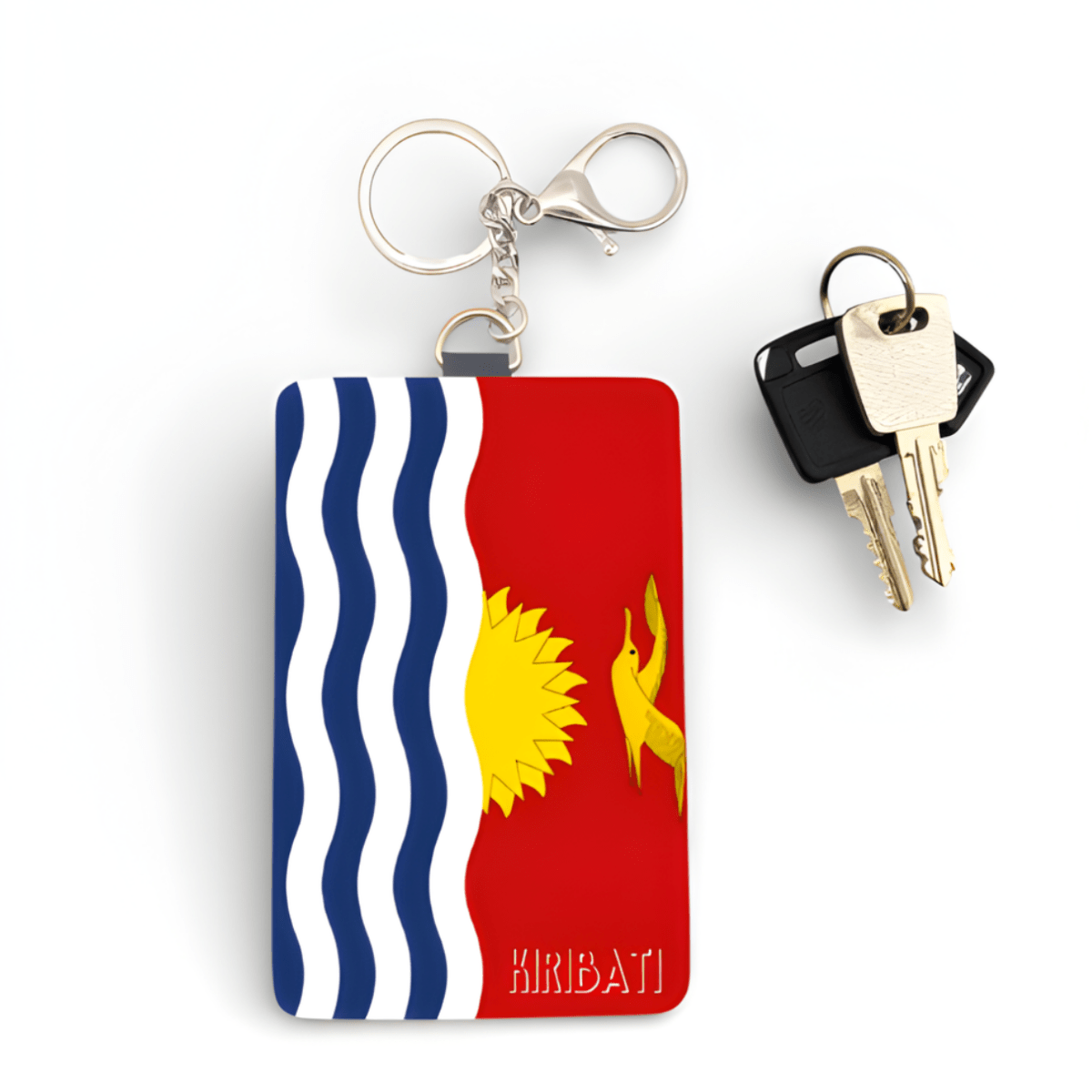 Cardholder Keychain – Micronesian Flag Edition - Nesian Kulture
