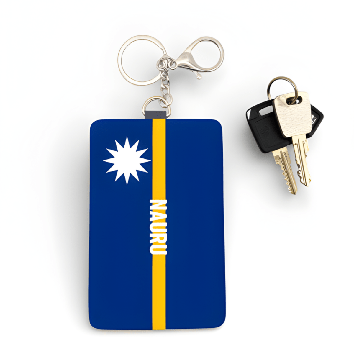 Cardholder Keychain – Micronesian Flag Edition - Nesian Kulture