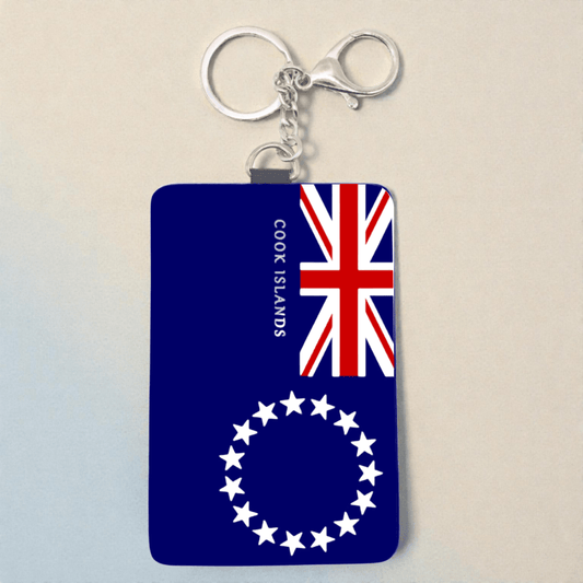 Cardholder Keychain – Polynesian Flag Edition - Nesian Kulture