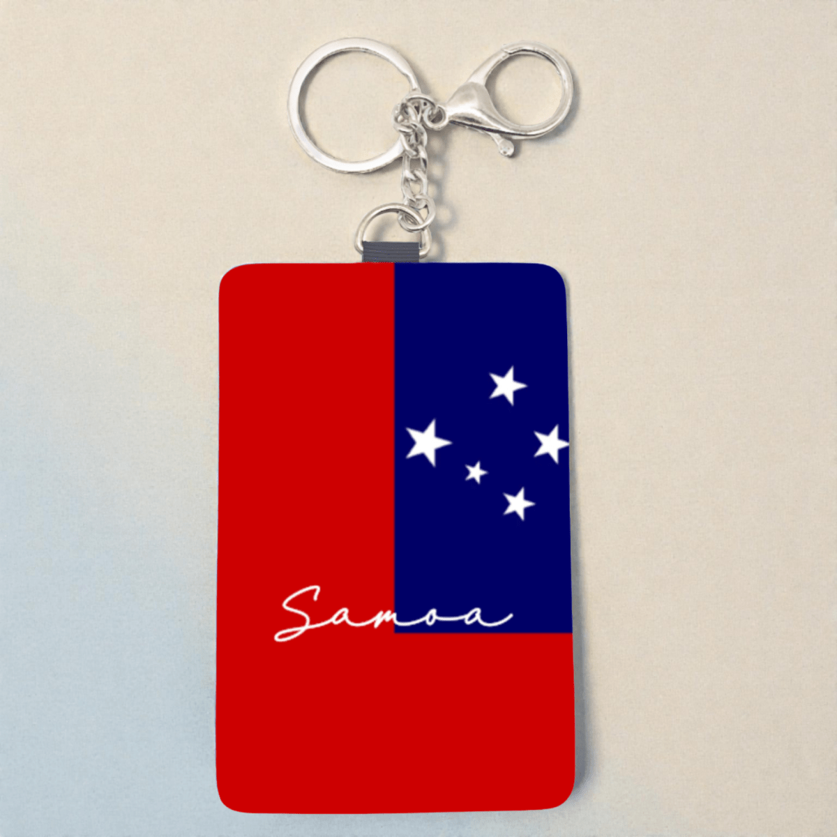 Cardholder Keychain – Polynesian Flag Edition - Nesian Kulture