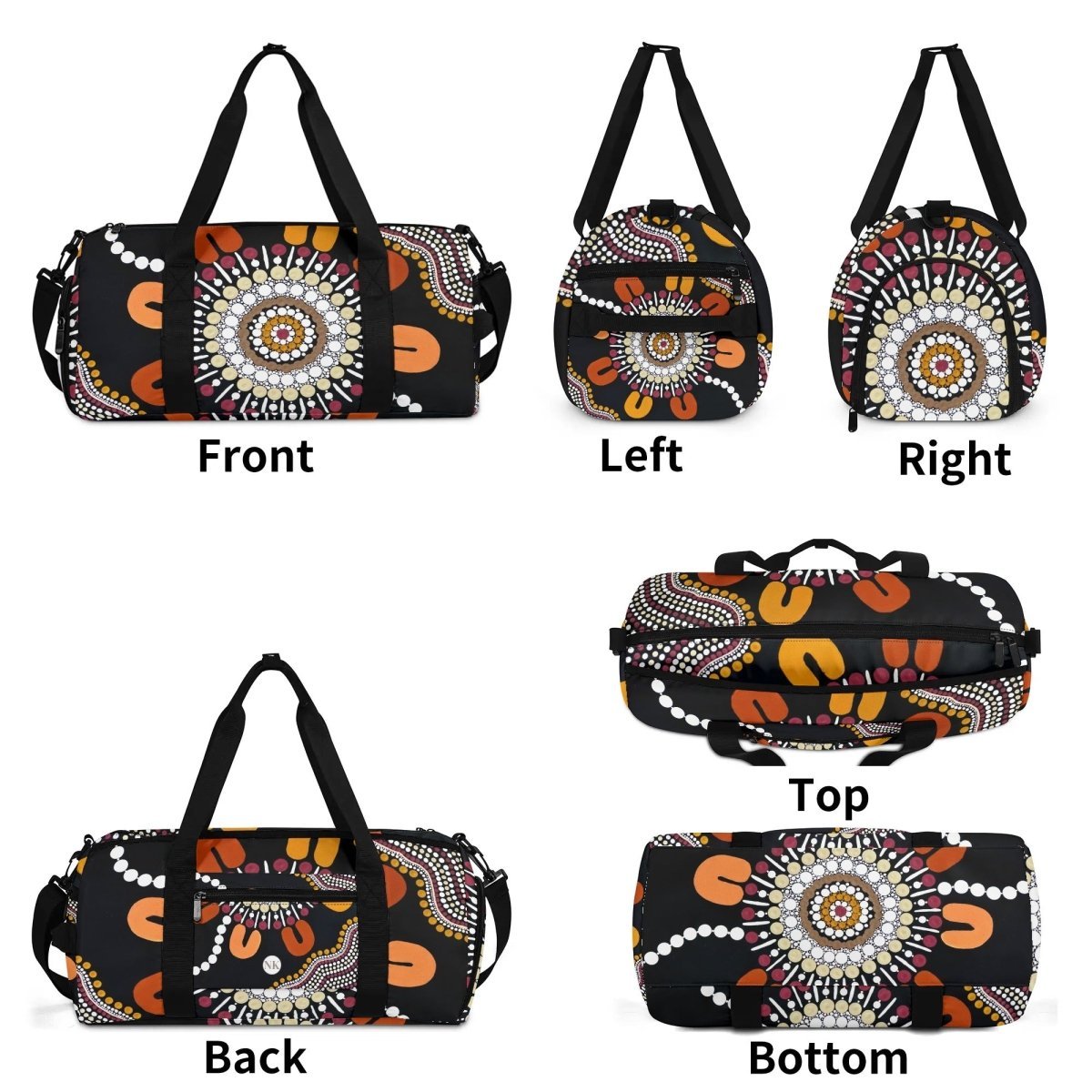 Connection to Ngurambang Gym Bag - Leigh - Anne Johnson - Nesian Kulture