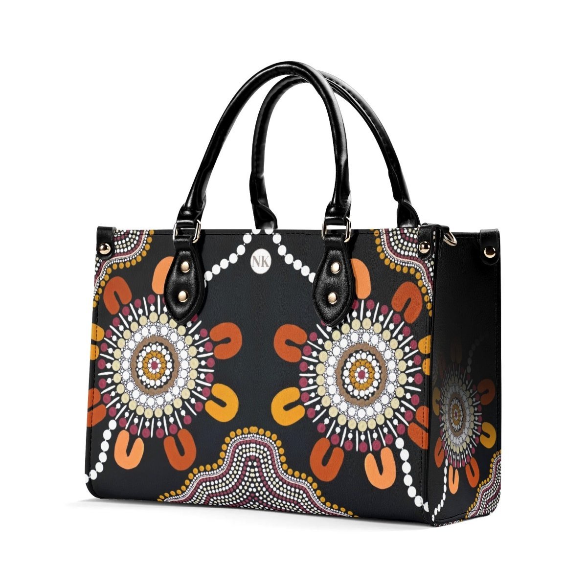 Connection to Ngurambang Luxury Women PU Leather Handbag - Leigh - Anne Johnson - Nesian Kulture