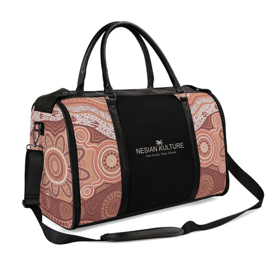 Connection to Sacred Lands Foldable Travel Bag - Nesian Kulture