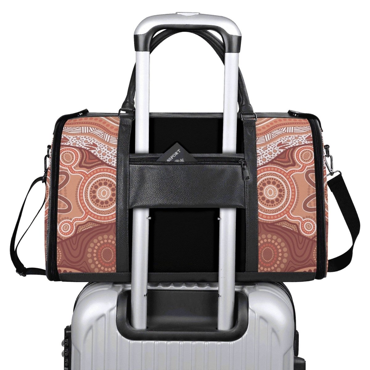 Connection to Sacred Lands Foldable Travel Bag - Nesian Kulture