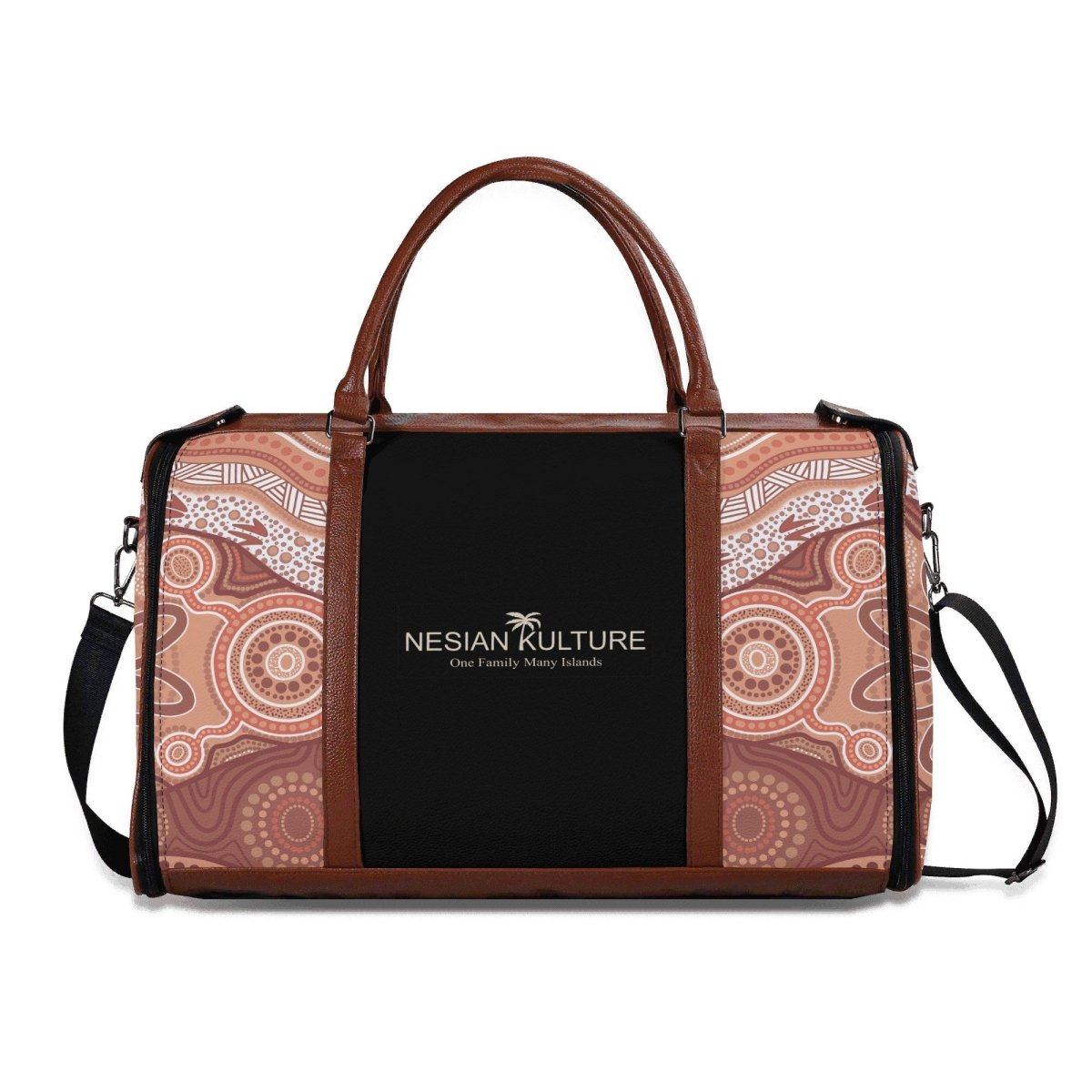 Connection to Sacred Lands Foldable Travel Bag - Nesian Kulture