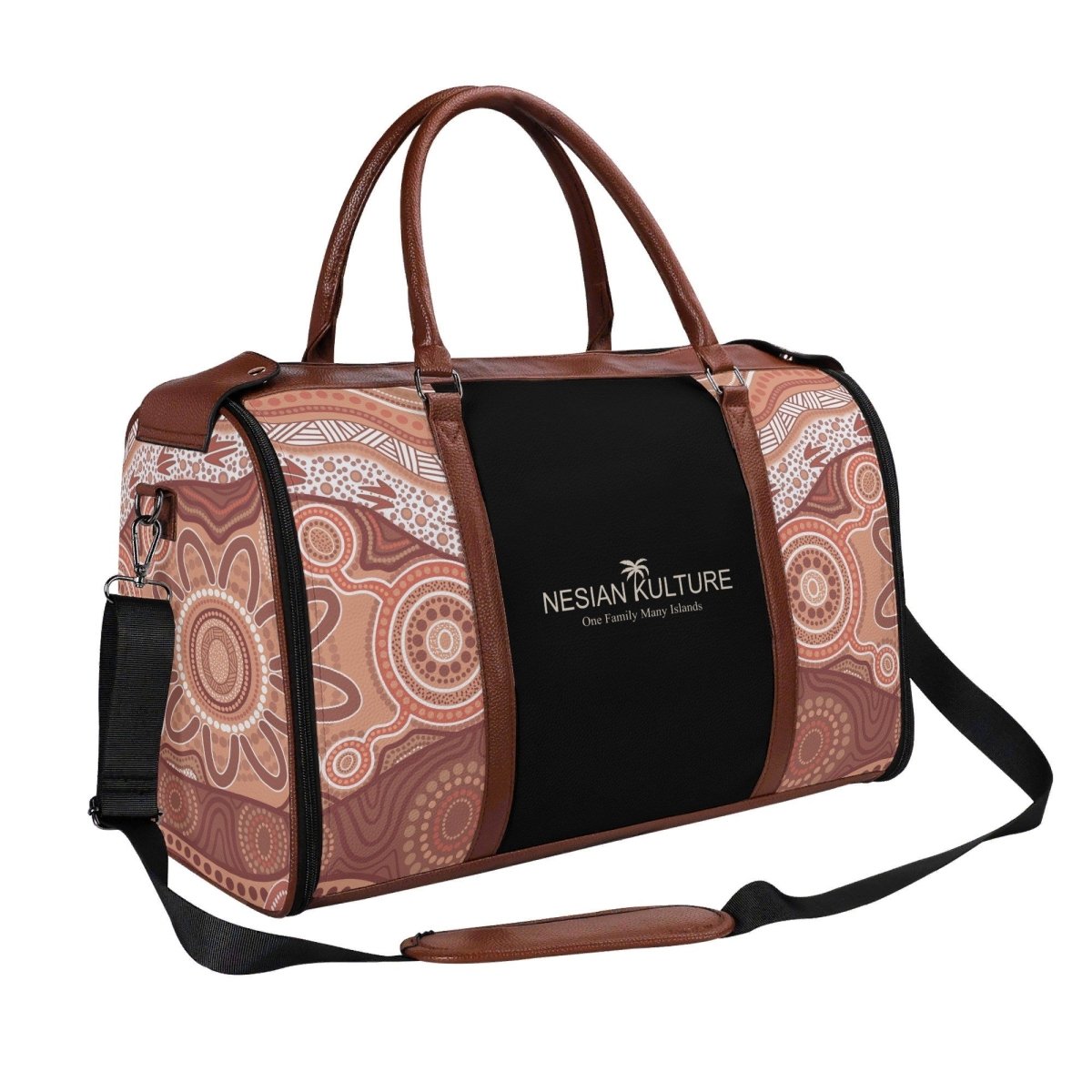 Connection to Sacred Lands Foldable Travel Bag - Nesian Kulture