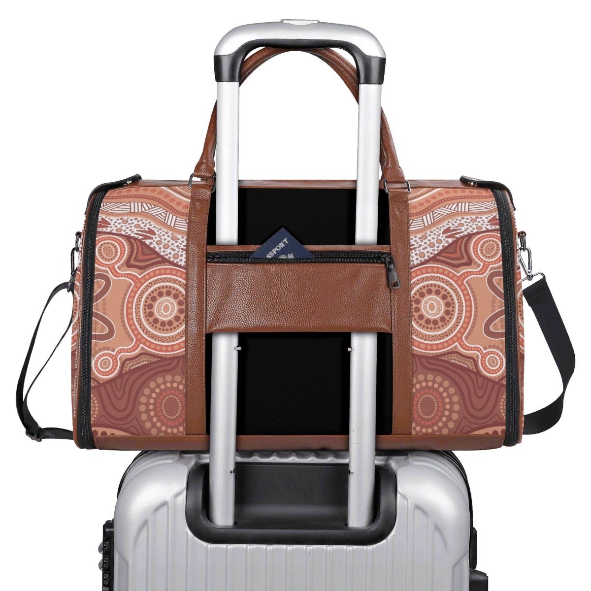 Connection to Sacred Lands Foldable Travel Bag - Nesian Kulture