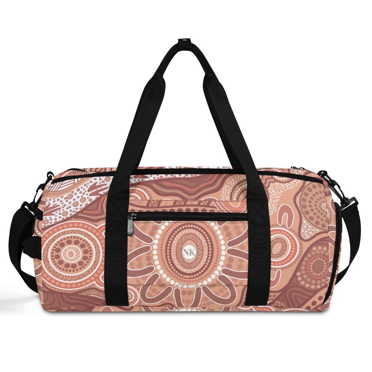 Connection to Sacred Lands Gym Bag - Walkabout Warriors. - Nesian Kulture