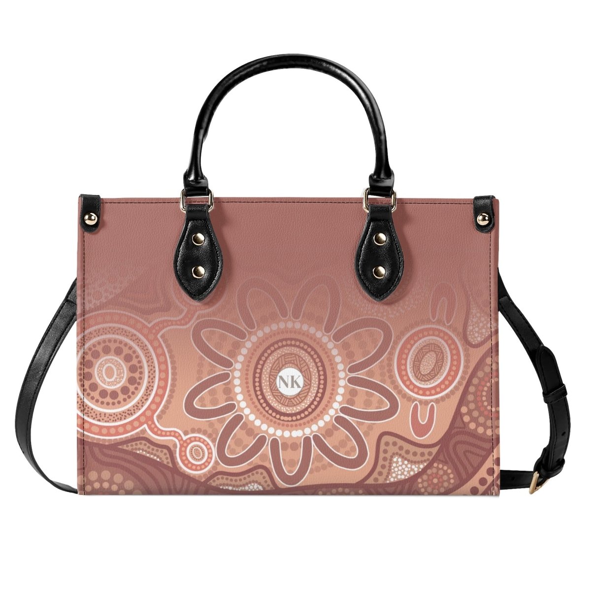 Connection to Sacred Lands Luxury Women PU Leather Handbag - Nesian Kulture