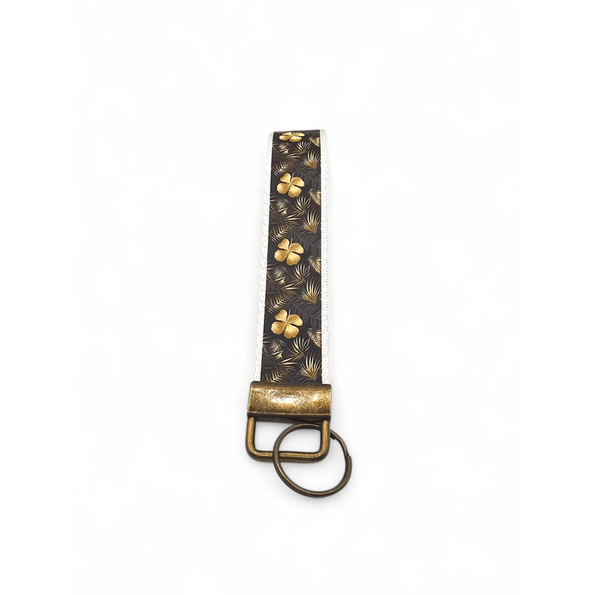 Golden Hibiscus Wristlet – Vault Exclusive Keychain by Nesian Kulture - Nesian Kulture