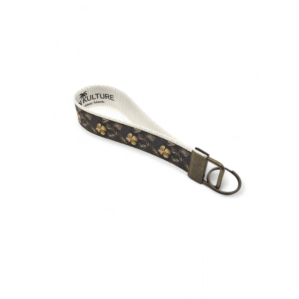 Golden Hibiscus Wristlet – Vault Exclusive Keychain by Nesian Kulture - Nesian Kulture