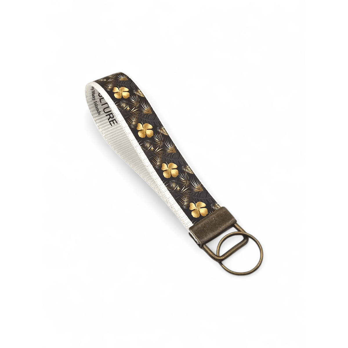 Golden Hibiscus Wristlet – Vault Exclusive Keychain by Nesian Kulture - Nesian Kulture