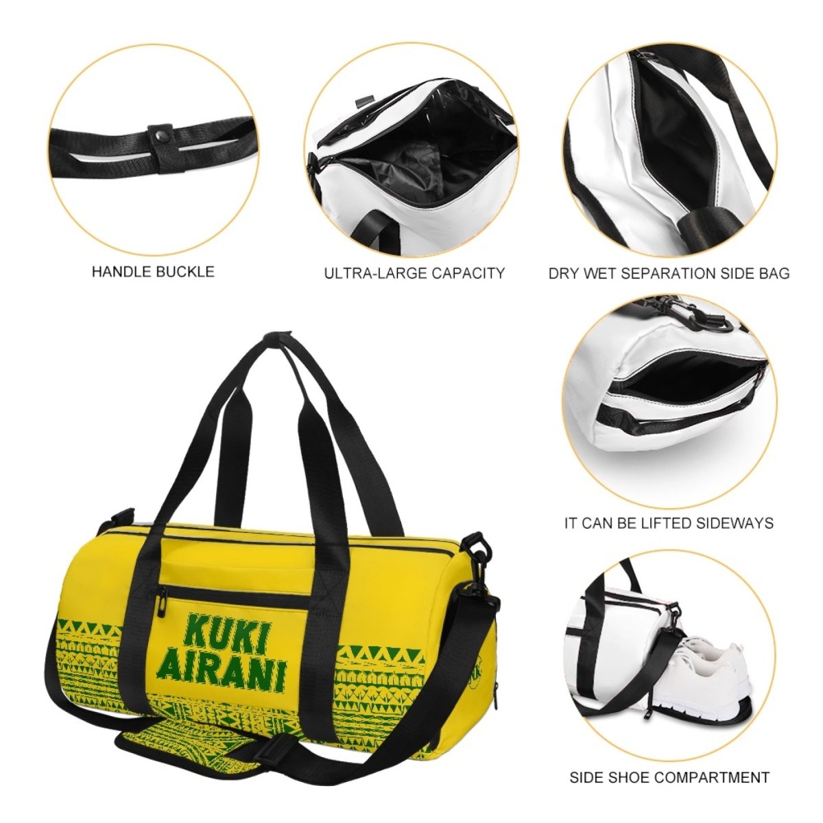 Kuki Airani Cook Islands Gym Bag - Nesian Kulture