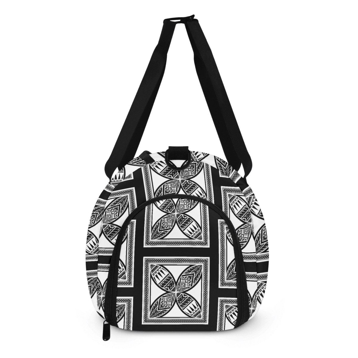 LEILANI Gym Bag – Black & White | Pacific Island Design - Nesian Kulture