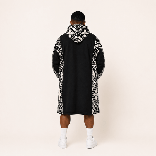 Litia Oversized Snug Hoodie | Charcoal - Nesian Kulture