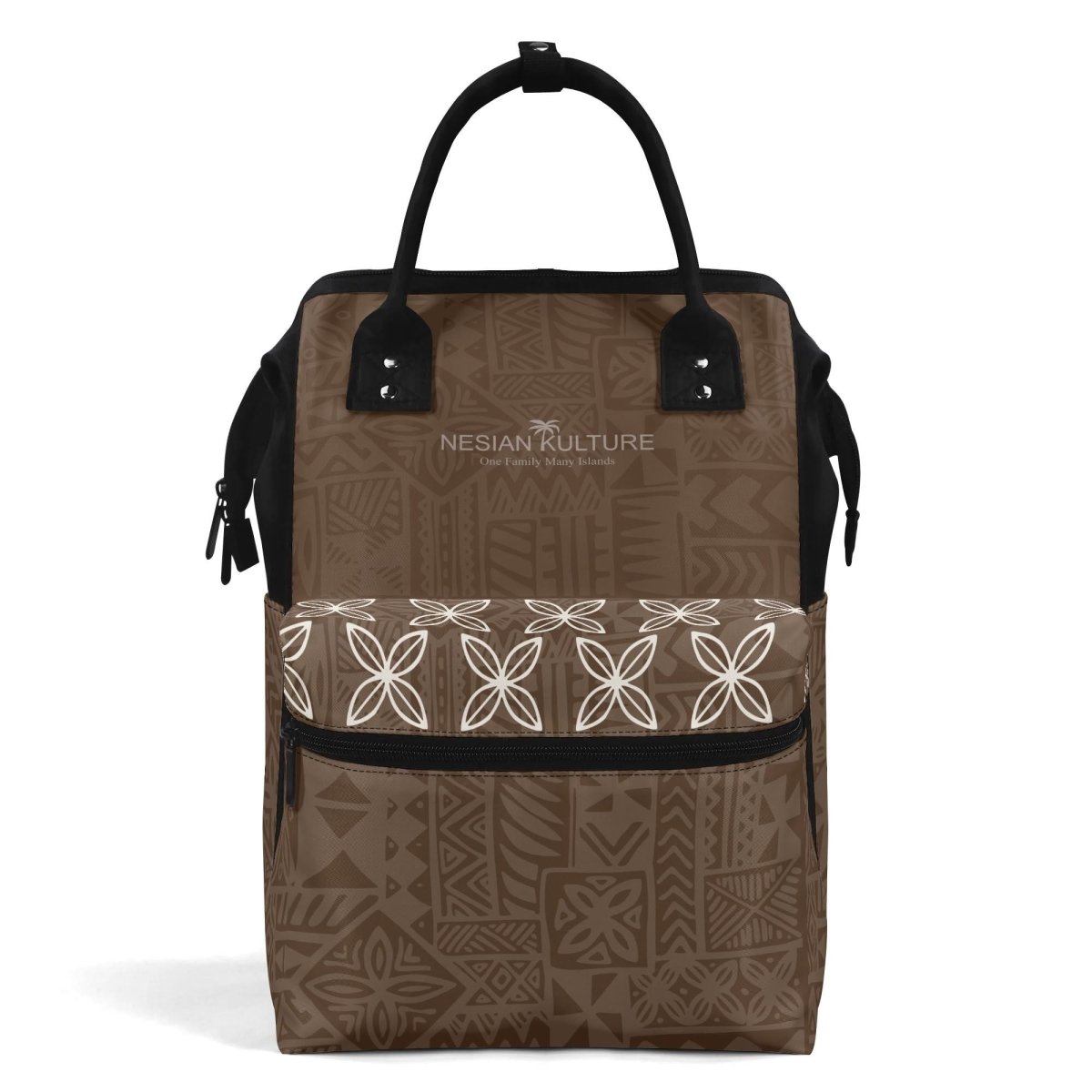 Lona Baby Bag – Mocha | Premium Baby Bag for Mothers - Nesian Kulture