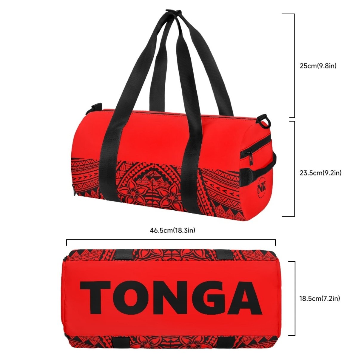 MāLIE Tonga Performance Gym Bag - Nesian Kulture