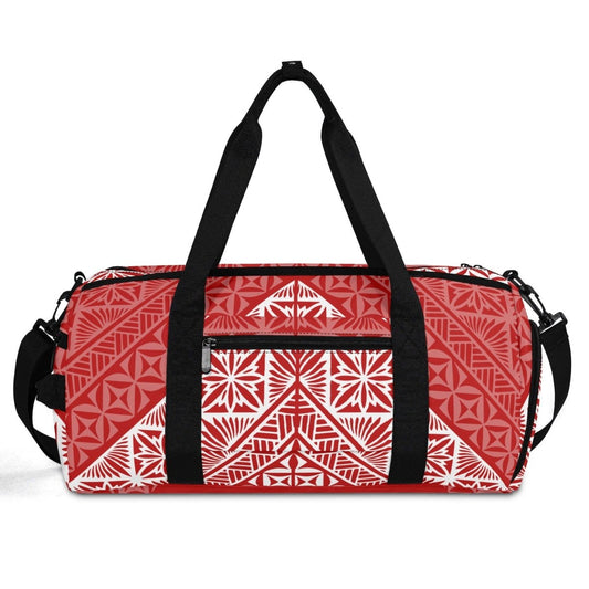 MANU Gym Bag – Red | Train With Honour - Nesian Kulture