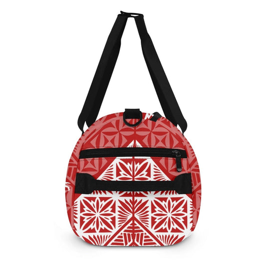 MANU Gym Bag – Red | Train With Honour - Nesian Kulture