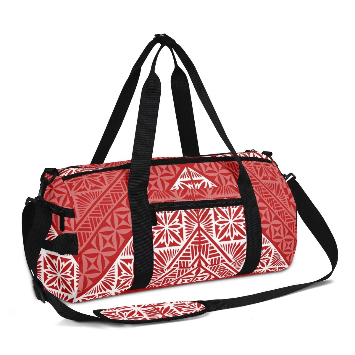 MANU Gym Bag – Red | Train With Honour - Nesian Kulture