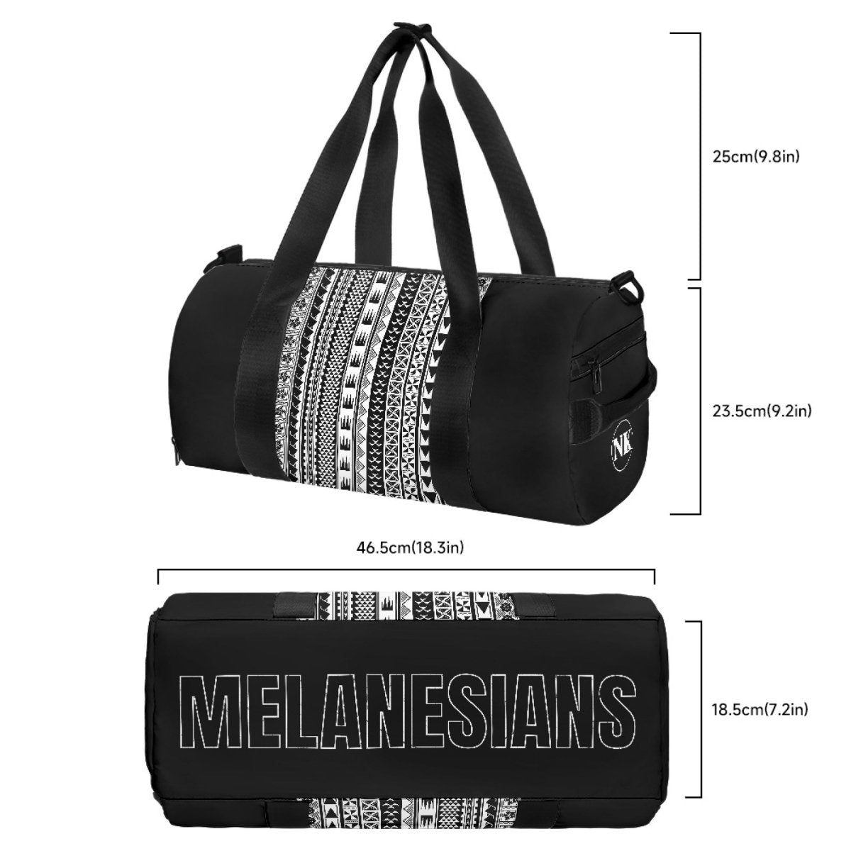 Mela - Flex Melanesian Gym Bag - Nesian Kulture