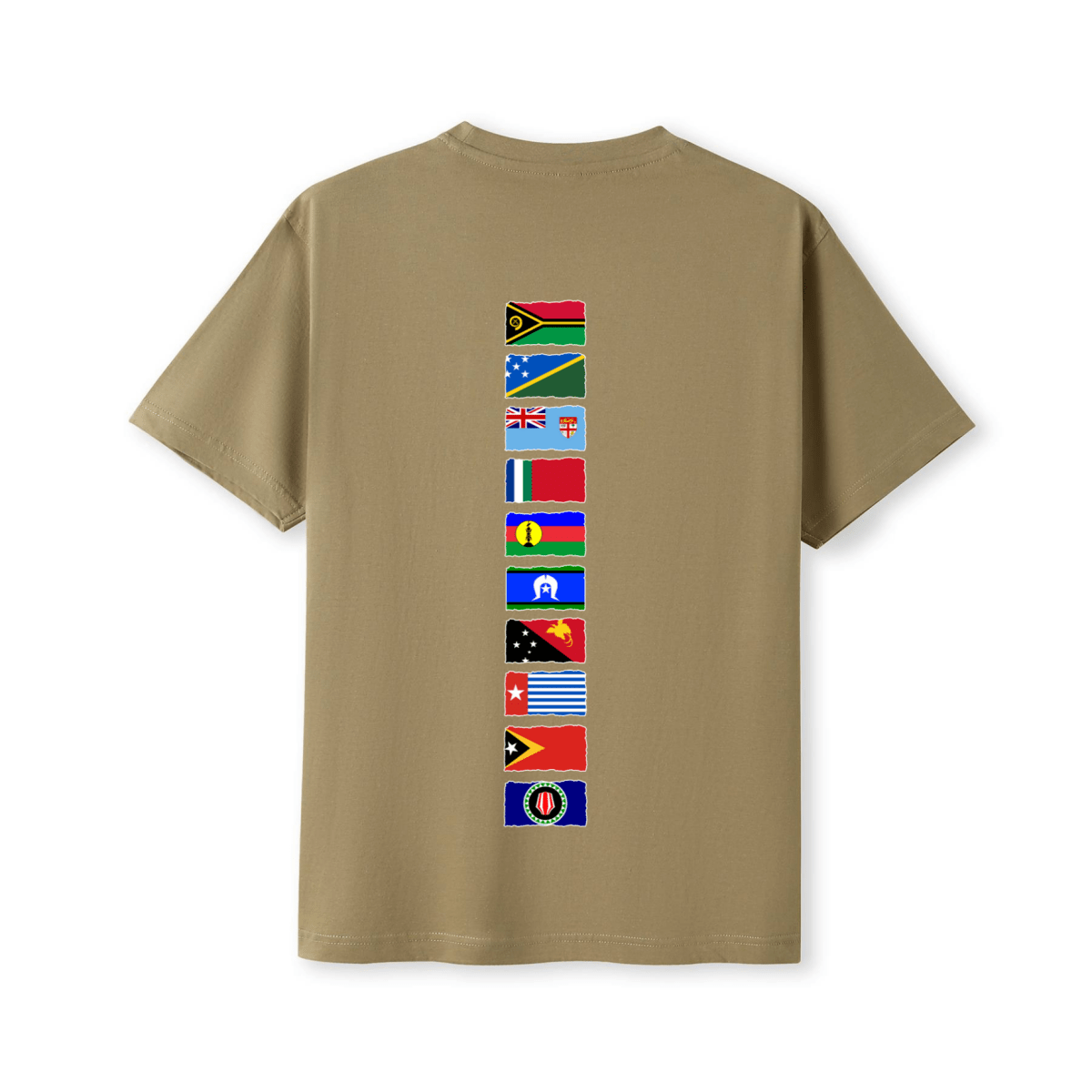 Melanesian - Iconic Palm Flag Modern Tee - Nesian Kulture