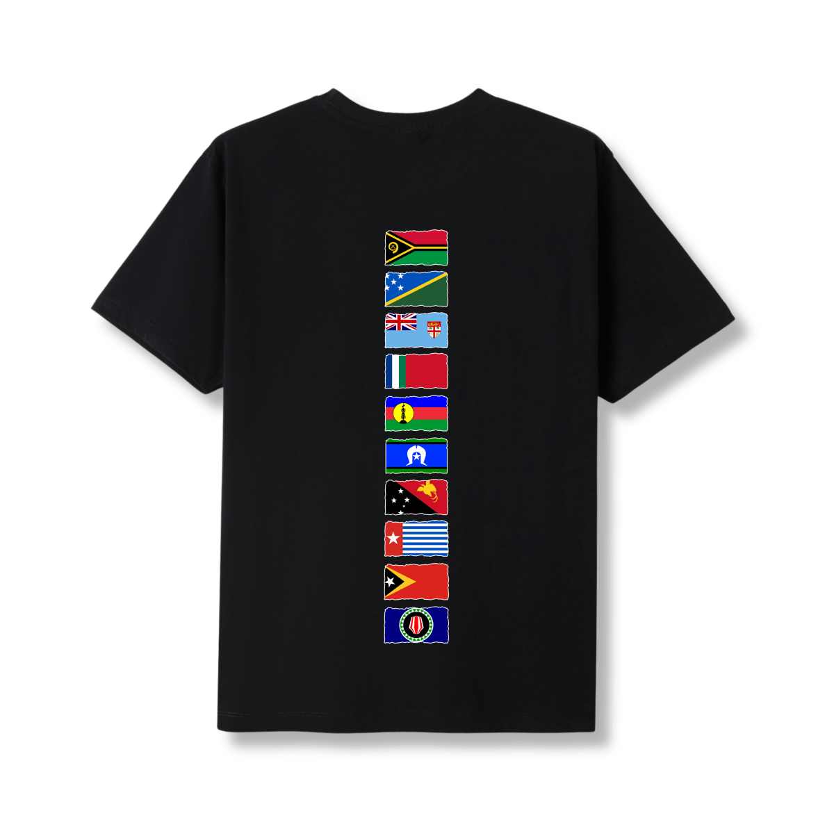 Melanesian - Iconic Palm Flag Oversized Tee - Nesian Kulture