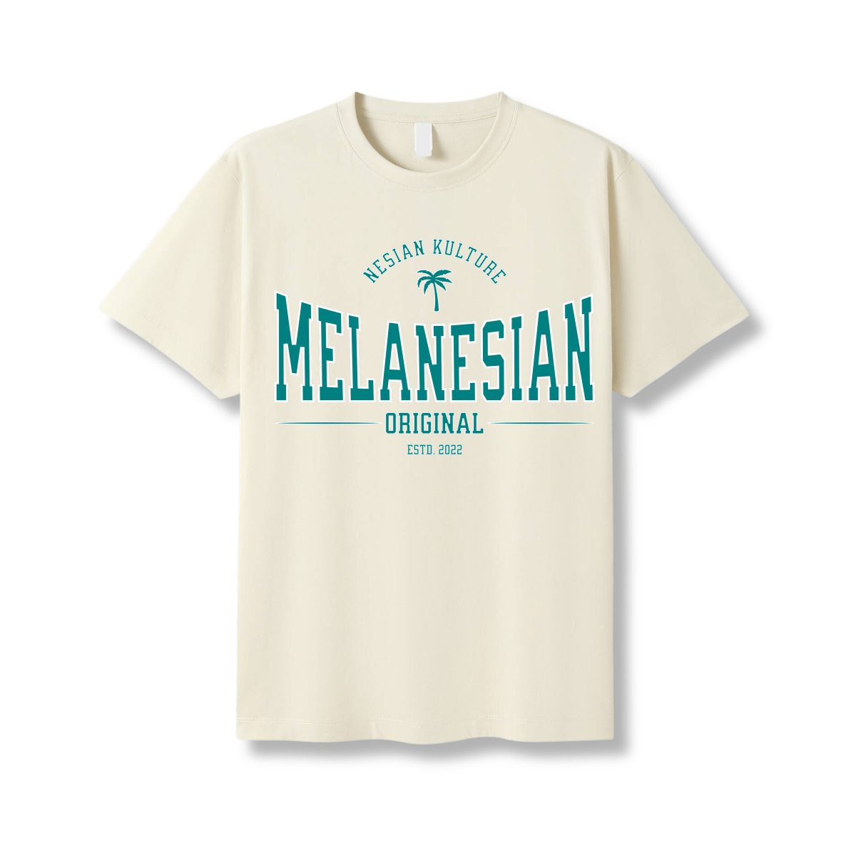 Melanesian - Iconic Palm Flag Tee - Nesian Kulture