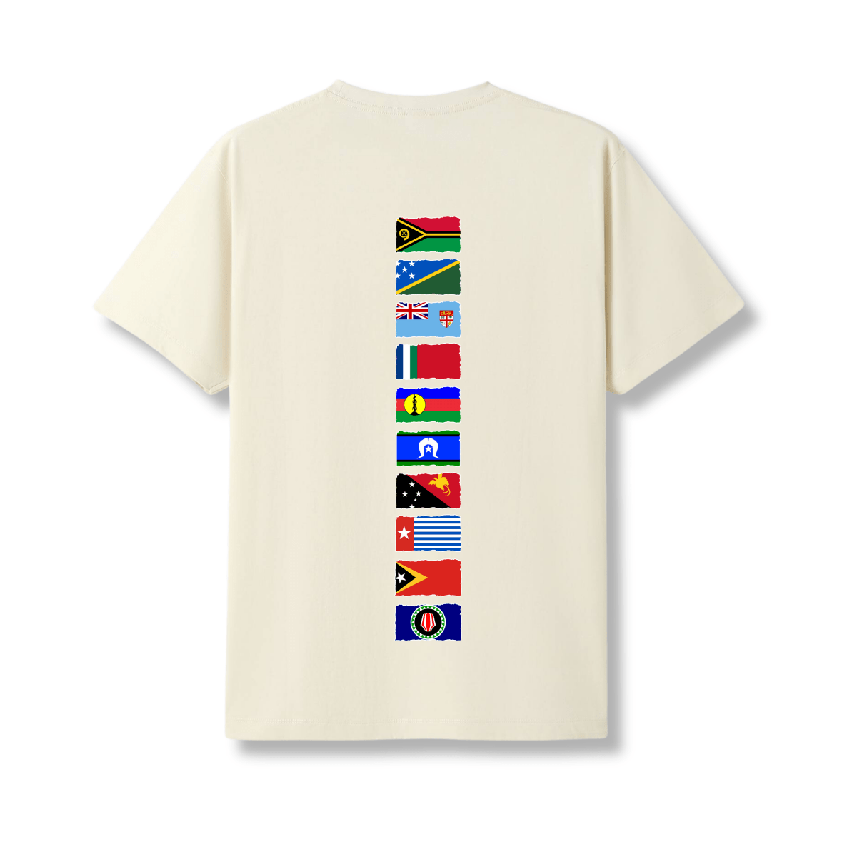 Melanesian - Iconic Palm Flag Tee - Nesian Kulture