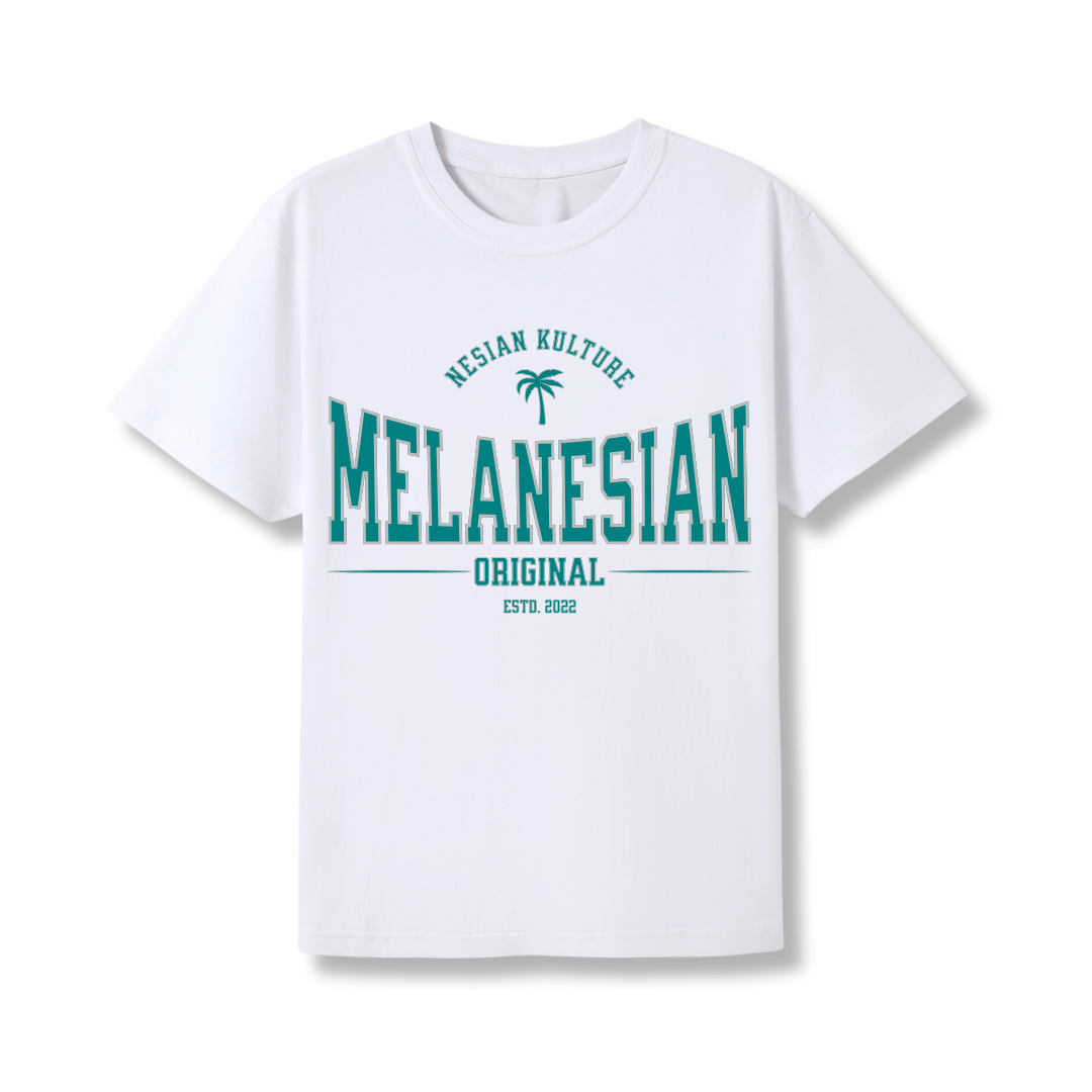 Melanesian - Iconic Palm Flag Tee - Nesian Kulture