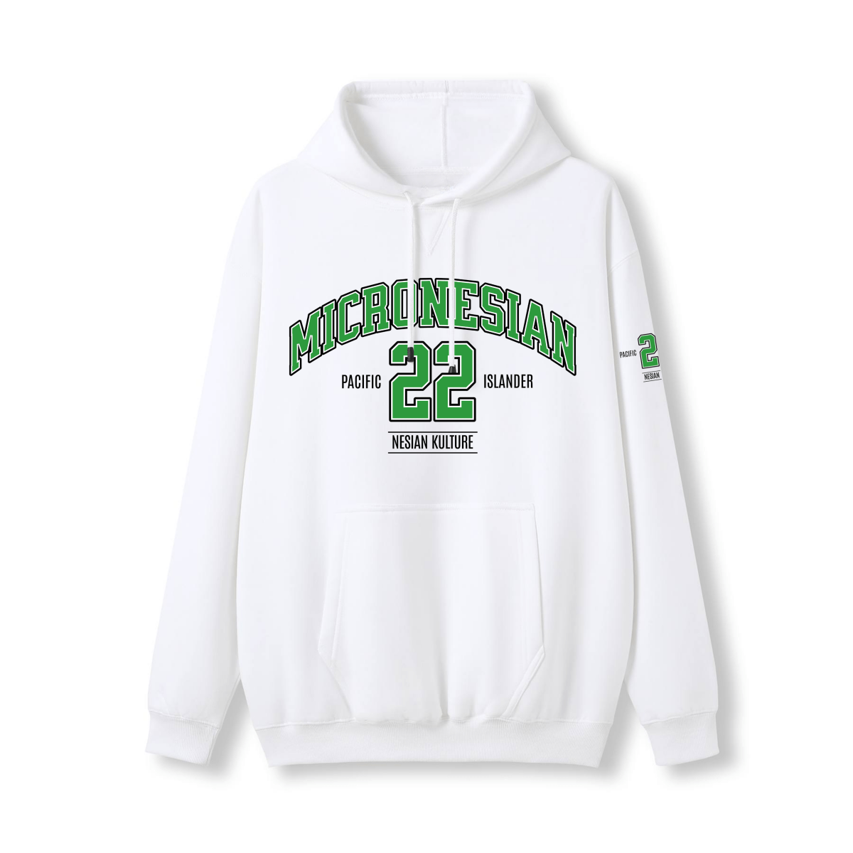 Micronesian Black N White Hoodie – Limited Edition Drop - Nesian Kulture