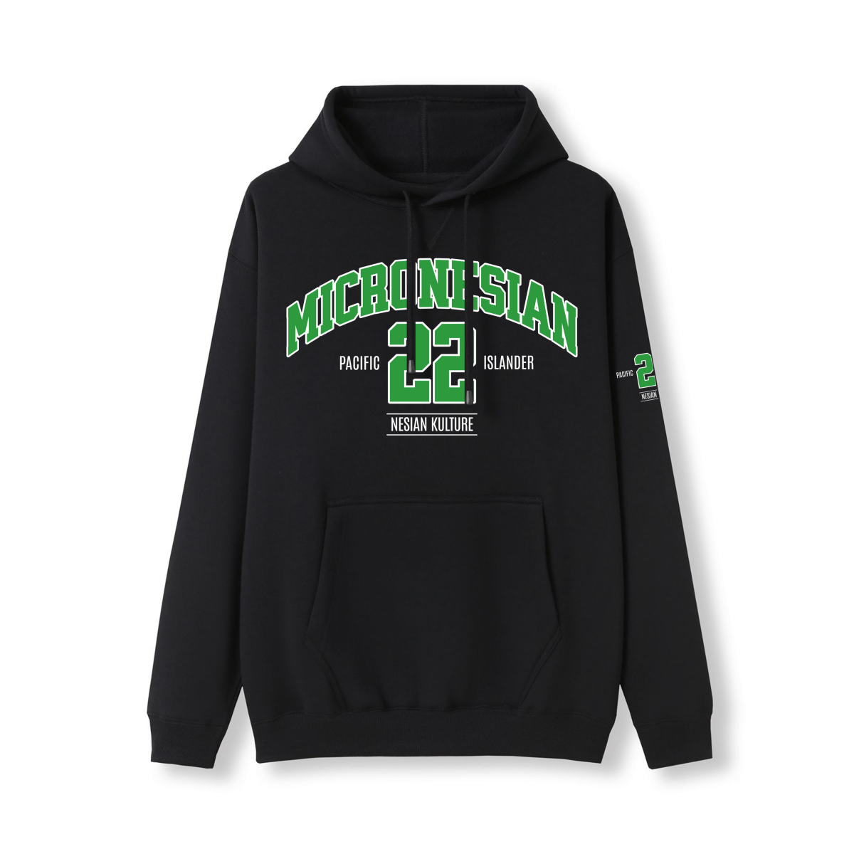 Micronesian Black N White Hoodie – Limited Edition Drop - Nesian Kulture