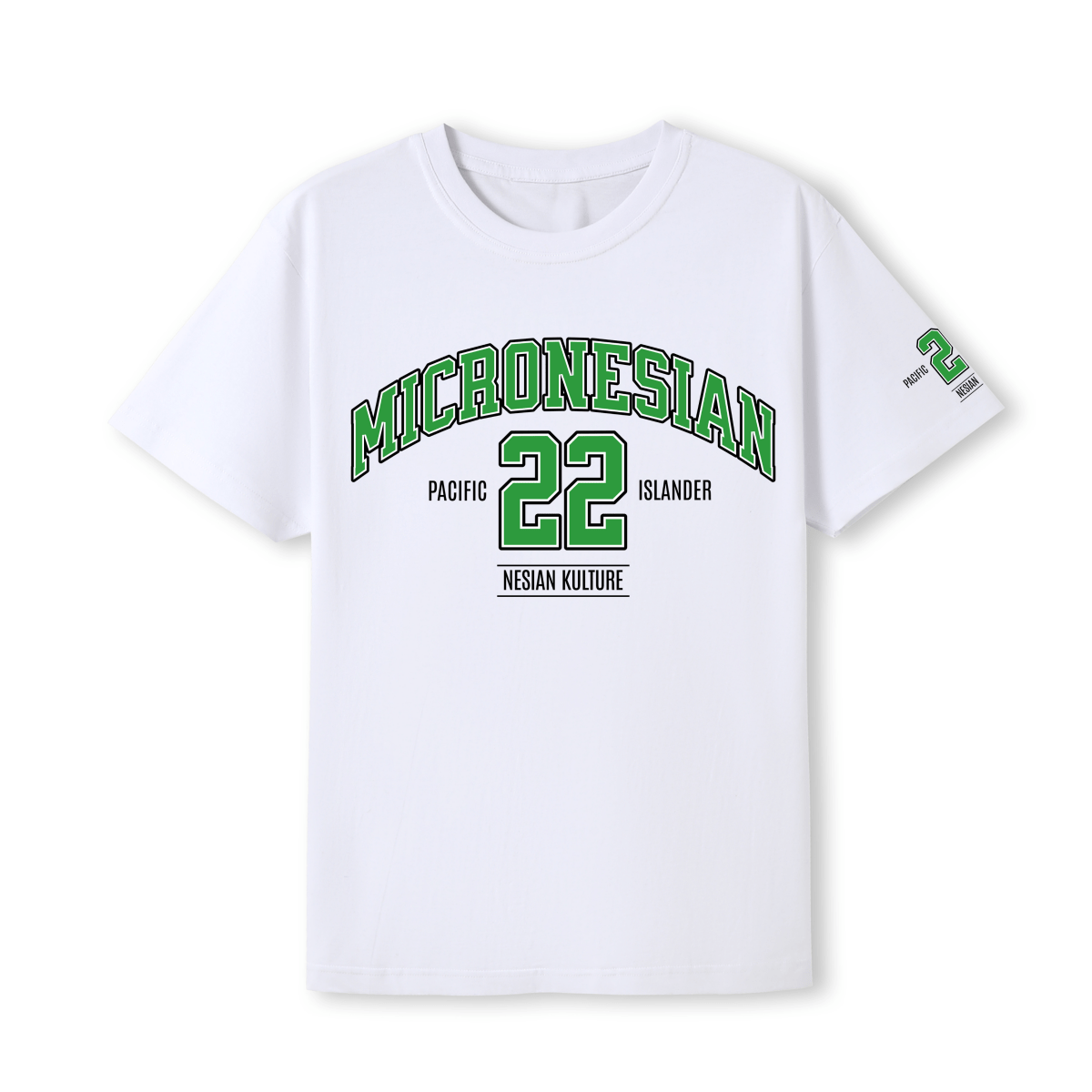 Micronesian Black N White Tee – Limited Drop (All Flags) - Nesian Kulture