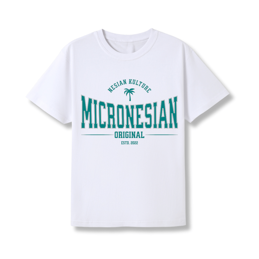 Micronesian - Iconic Palm Flag Tee - Nesian Kulture