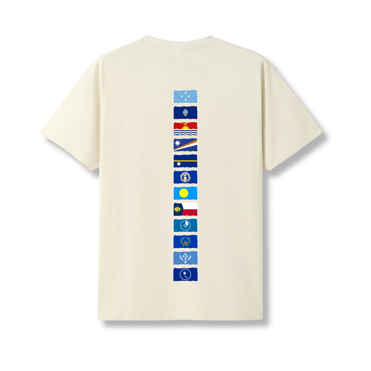 Micronesian - Iconic Palm Flag Tee - Nesian Kulture