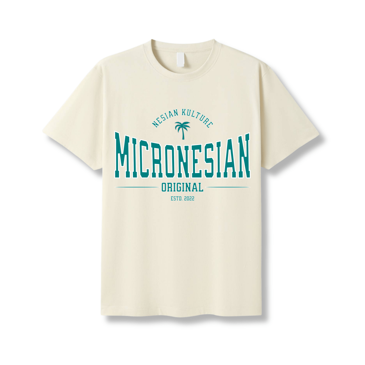 Micronesian - Iconic Palm Flag Tee - Nesian Kulture