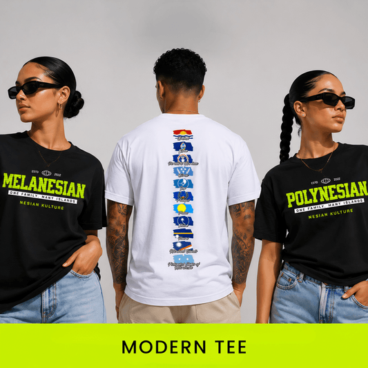 Modern Tee | Island Green Limited Drop - Nesian Kulture