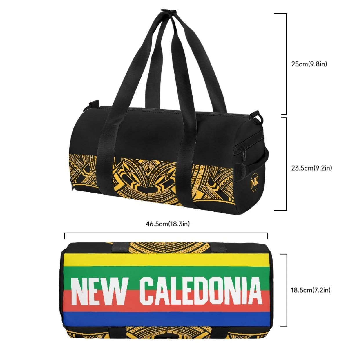 New Caledonia Performance Gym Bag - Nesian Kulture